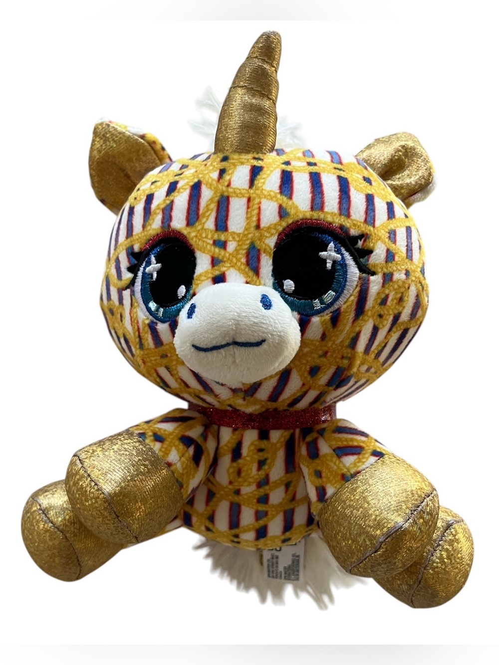 GUND P.Lushes Pets Natalie Von Corn 6” Unicorn Plush Gold Hooves Collection